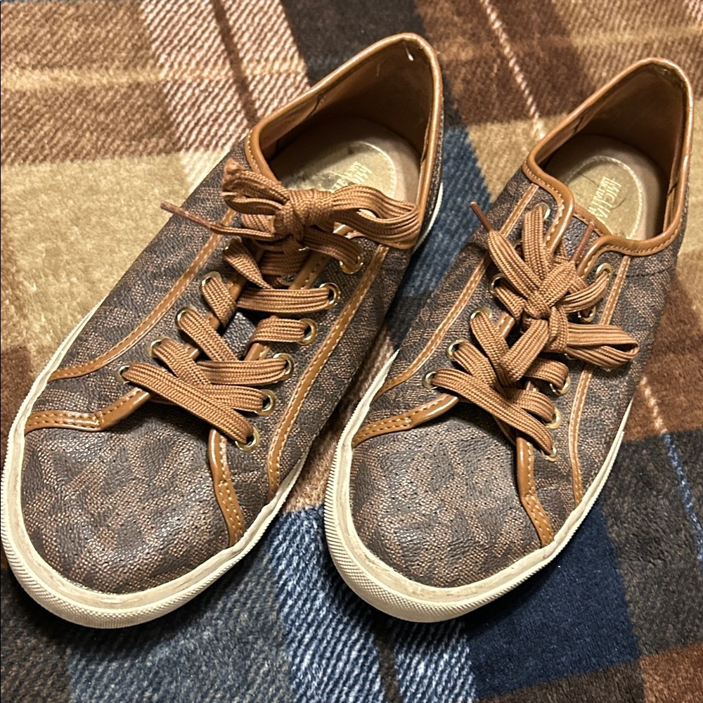 MICHAEL Michael Kors Brown Patterned Sneakers - image 7